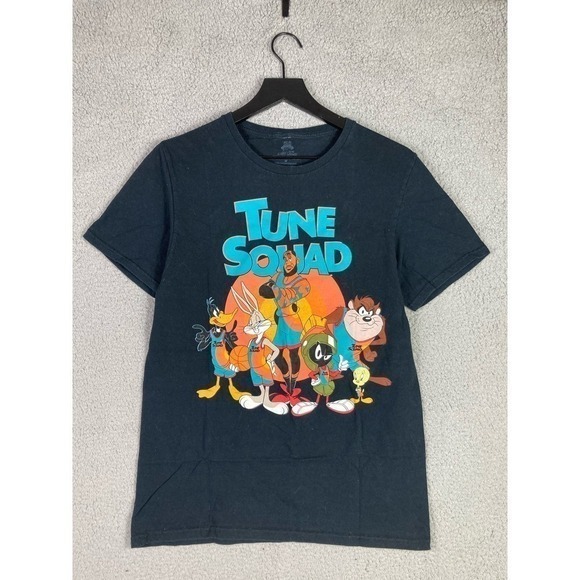 Official Space Jam A New Legacy Tune Squad Size M T-Shirt Medium Mens Black - Picture 6 of 8